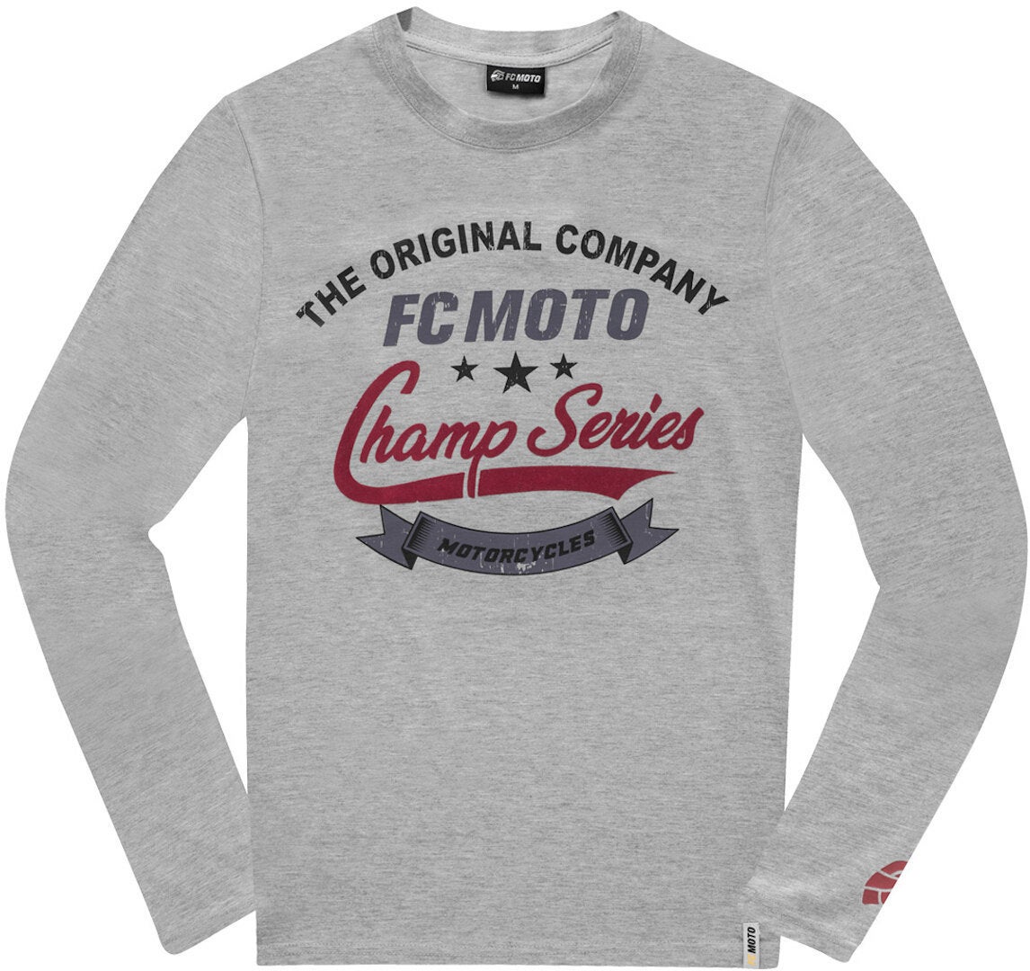 FC-Moto Champ Series Camicia Longsleeve Grigio chiaro XL Figura 1