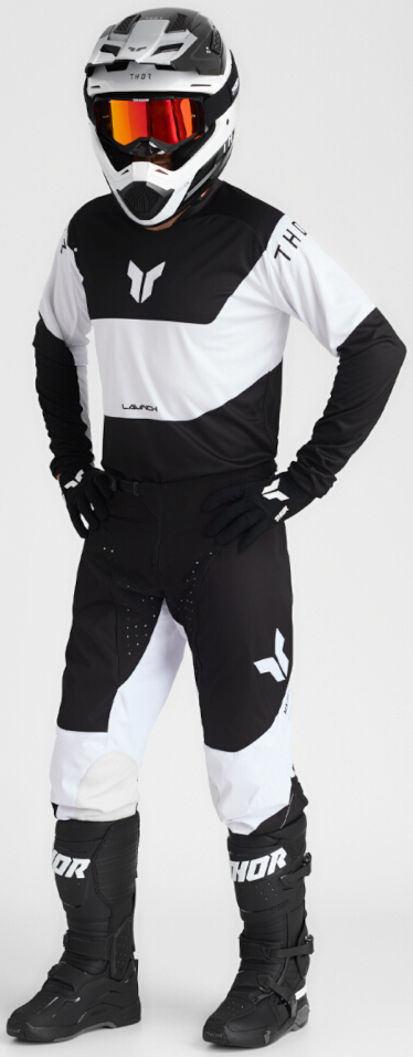 Thor Launchmode Storm Motocross Jersey black/white XL Figure 6