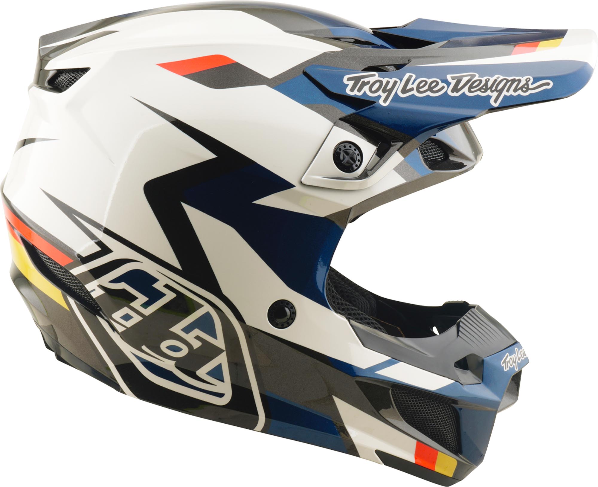 Troy Lee Designs SE5 Polycarbonate MIPS Roamer Casque de motocross bleu/blanc S (55/56) Figure 3