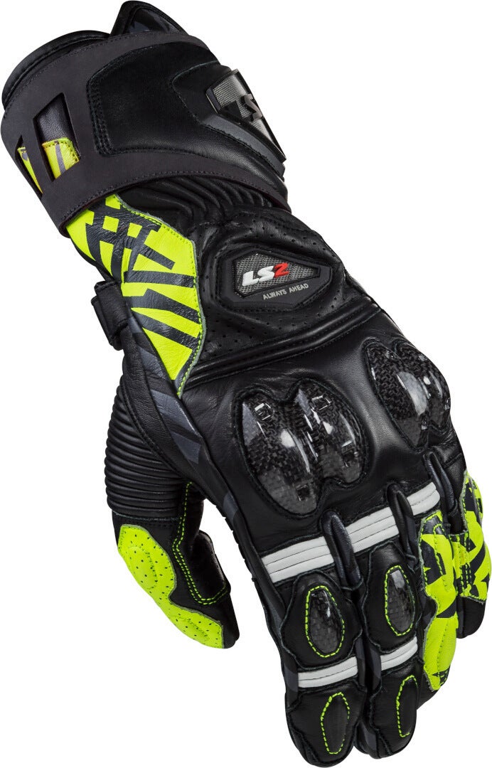 LS2 Feng Guantes de moto negro/neón 2XL Figura 1