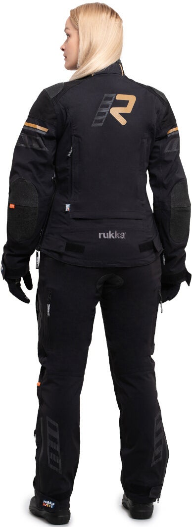 Rukka Armatou-R waterproof Ladies Motorcycle Textile Jacket black/brown 46 Figure 4