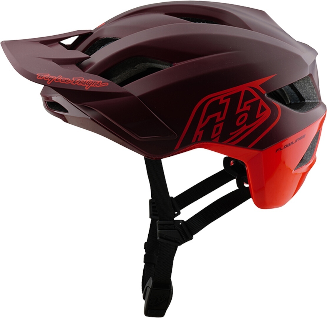 Troy Lee Designs Mips Flowline SE Badge Cască de bicicletă Bordeaux XL-XXL (60/63) Figura 1