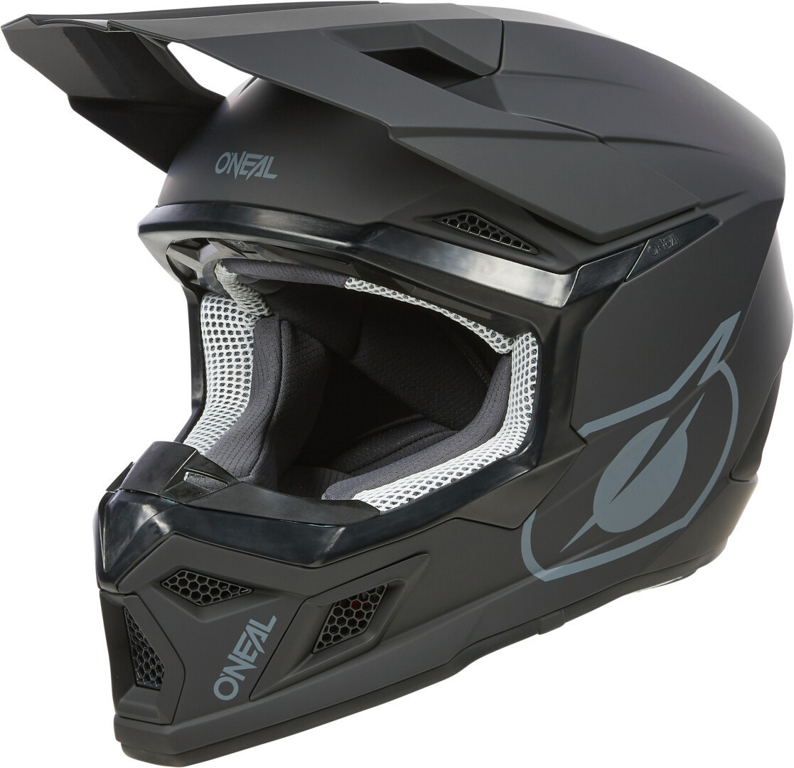 Oneal 3SRS Solid Motocross Helmet black matt XL (61/62) Figure 1