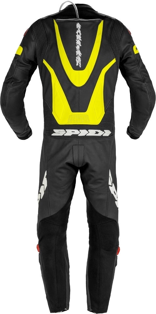 Spidi Laser Pro One Piece Perforated Motorcycle Leather Suit black/yellow 48 Figure 2
