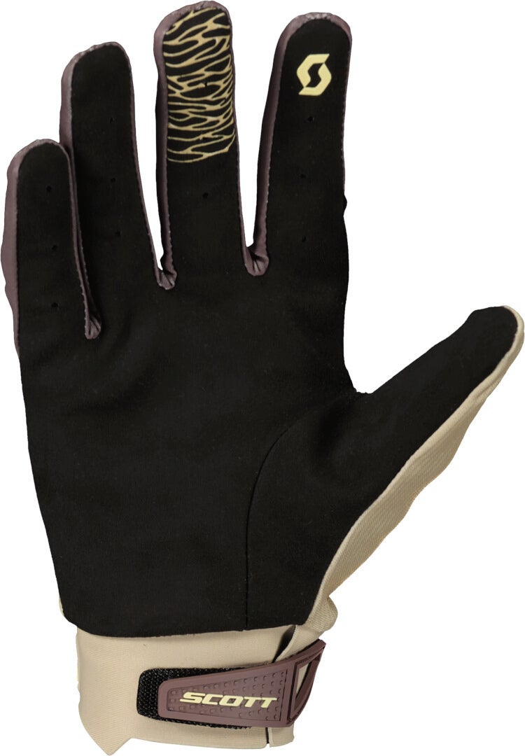Scott Evo Fury Luvas de Motocross Castanho Escuro/Bege S Figura 2