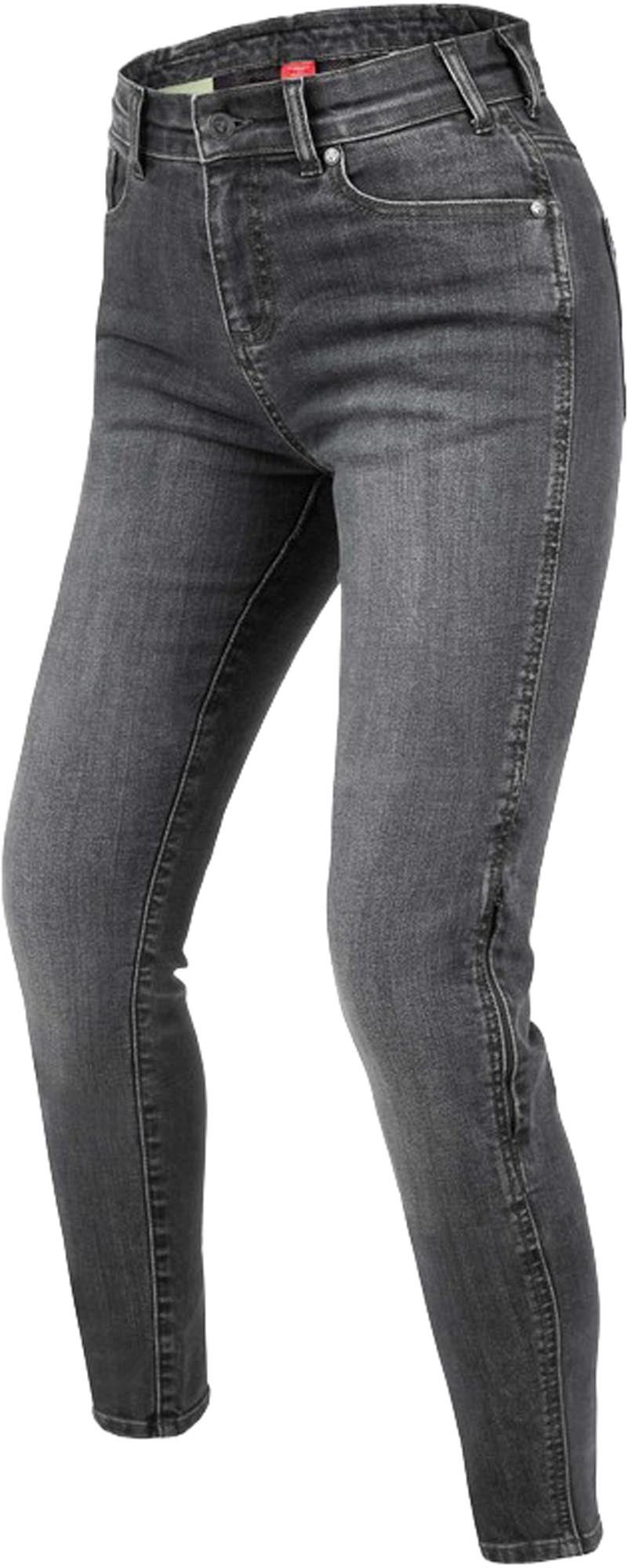 Rebelhorn Classic 3 Slim Fit Damer motorcykeljeans grå udvasket 38/32 Figur 1