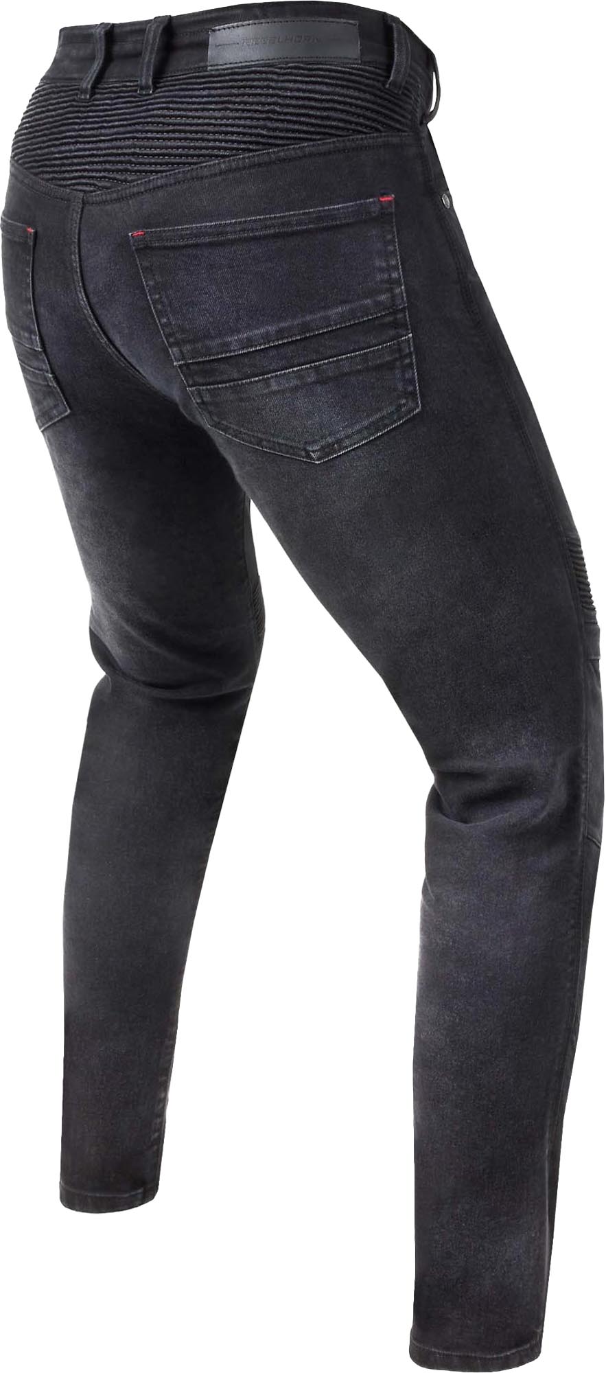 Rebelhorn Eagle 3 Slim Fit Motorcykeljeans Sort udvasket 42/32 Figur 2
