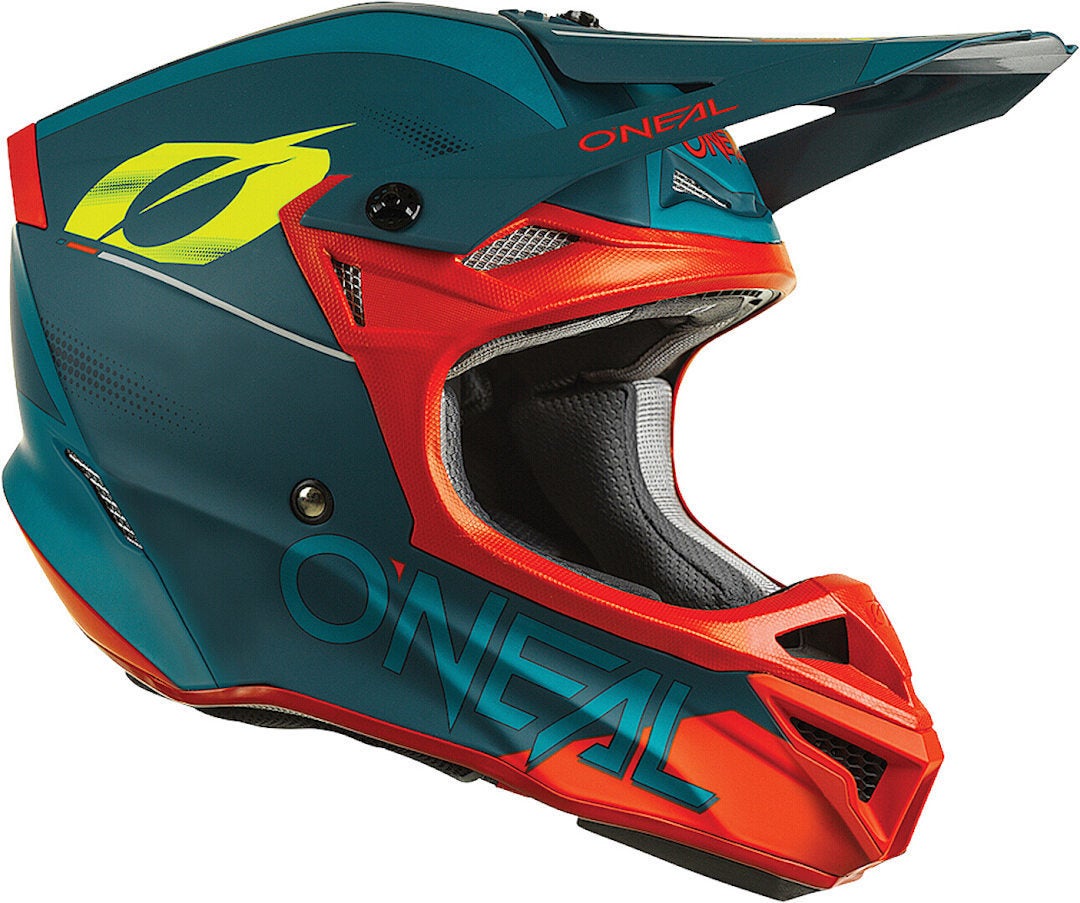 Oneal 5Series Haze V.22 Casco motocross blu/rosso L (59/60) Figura 3