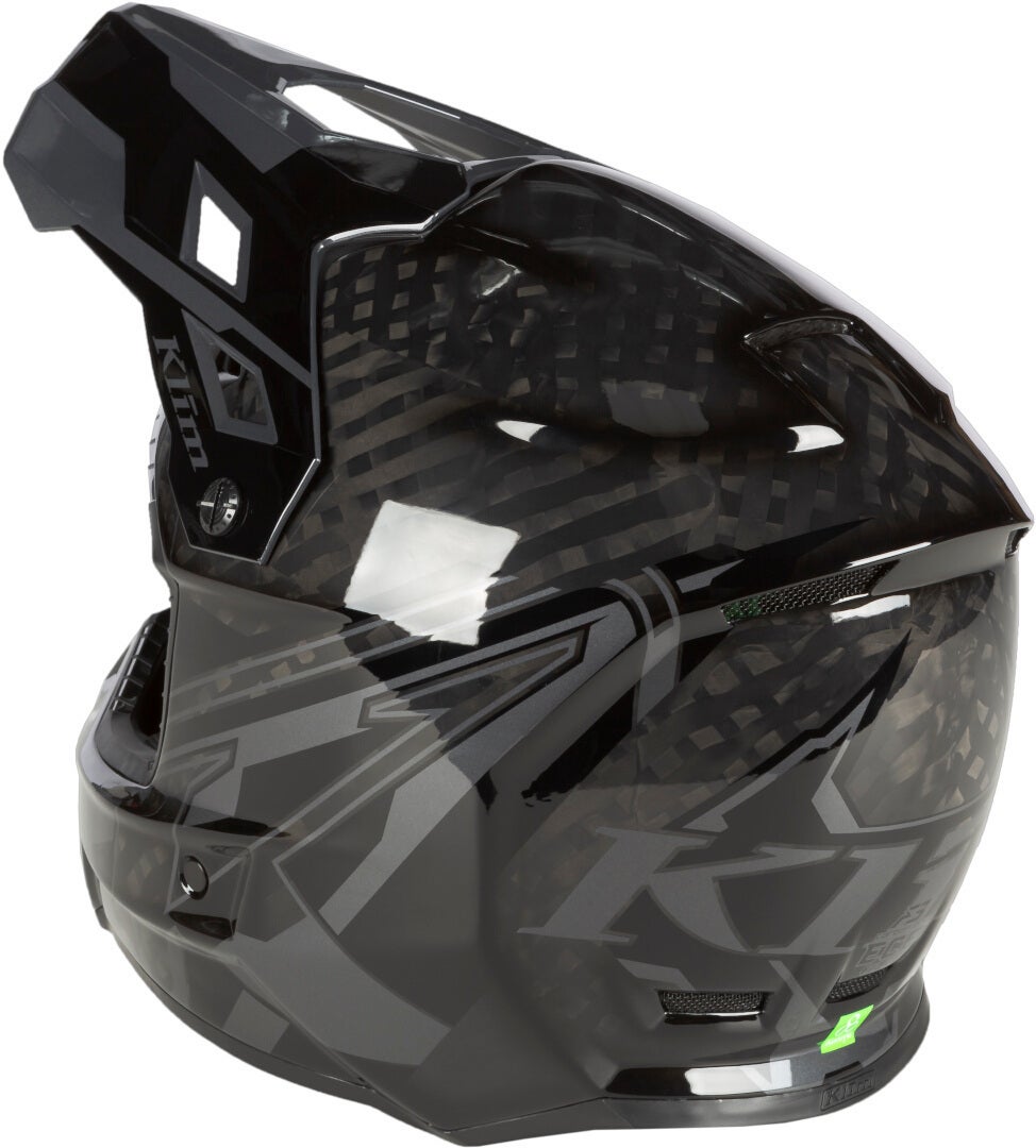 Klim F3 Carbon Pro Ascent Snescooter hjelm sort/grå XXXL (64/65) Figur 2