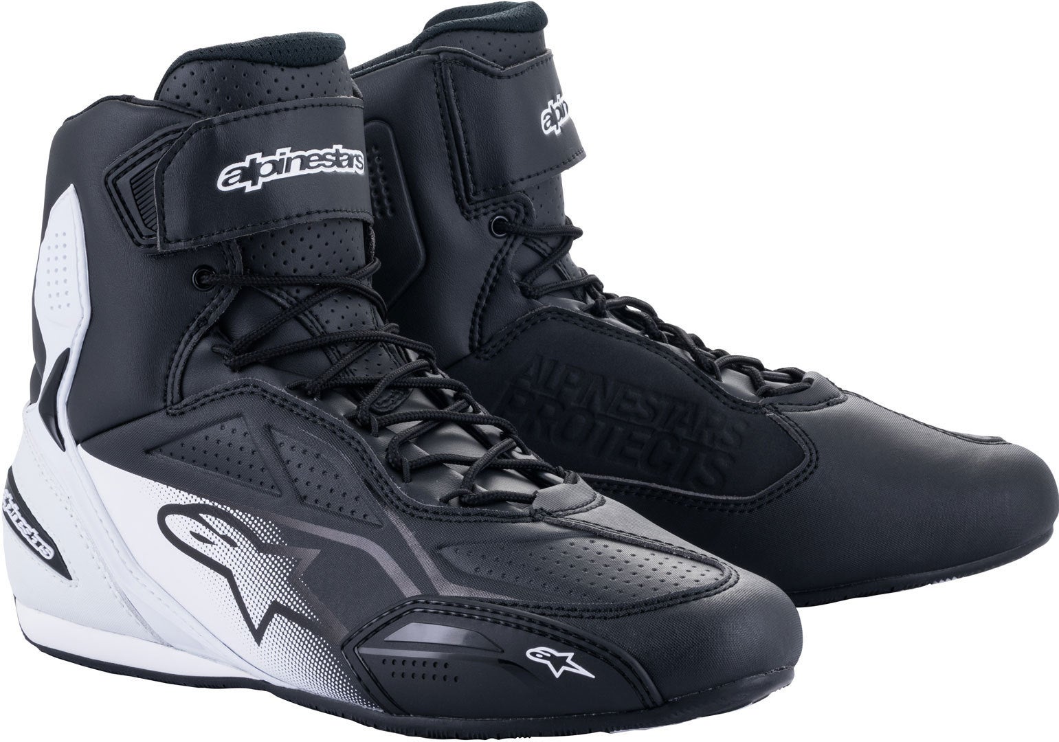 Alpinestars Faster 3 Motorcycle Shoes black/white 9 (42) Figure 1