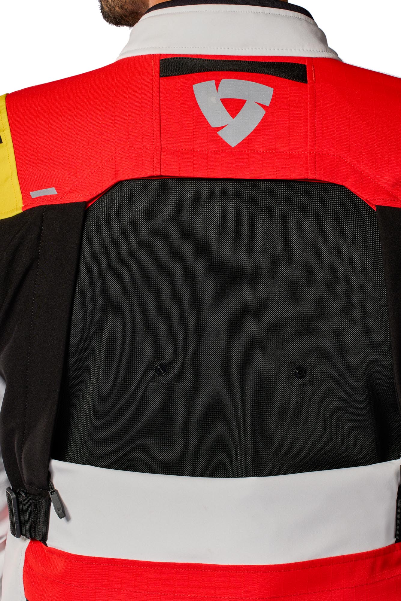 Revit Offtrack 3 H2O wasserdichte Motorrad Textiljacke rot/weiß S Abbildung 22