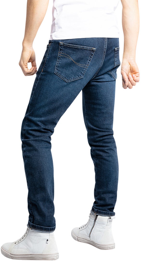 John Doe Pioneer Mono Vaqueros de moto Blue Stone Wash 34 L36 Figura 24