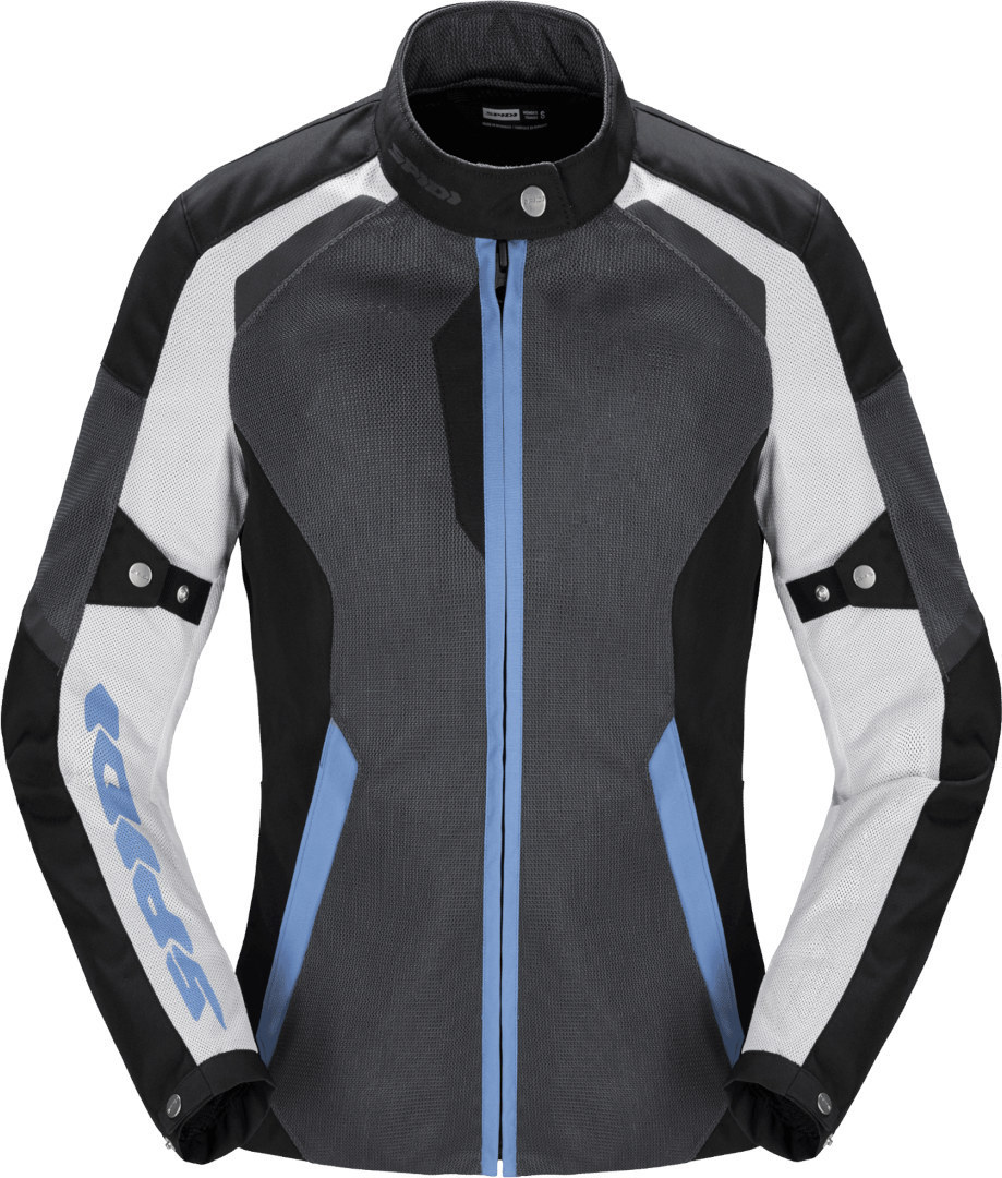Spidi Tek Net Chaqueta de motocicleta para damas gris/azul M Figura 1