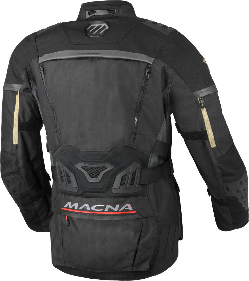 Macna Chieftane Solid vattentät motorcykel textil jacka XXL Figur 2