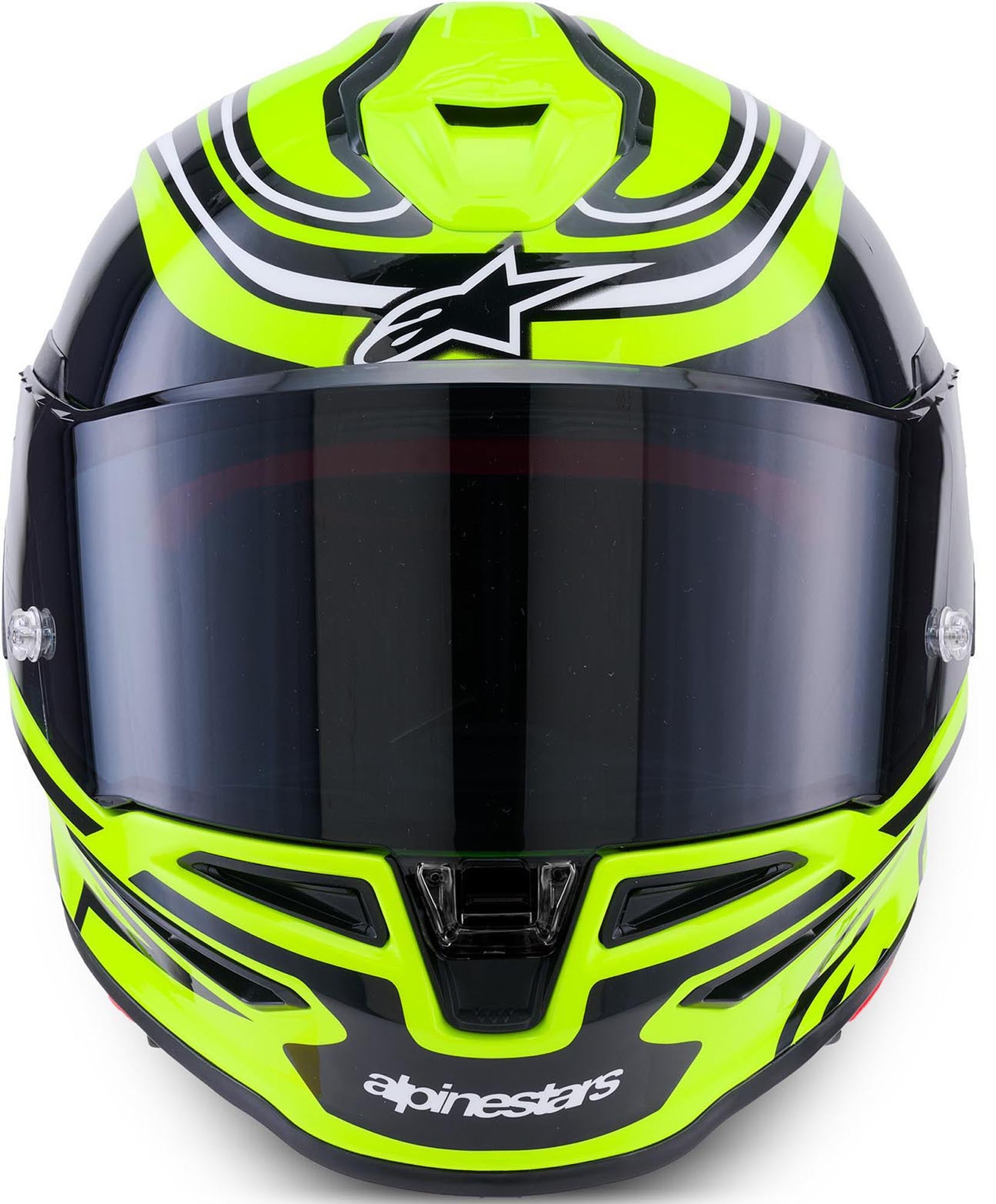 Alpinestars S-R7 Zeal 헬멧 노란색/검정/흰색 S 그림 4