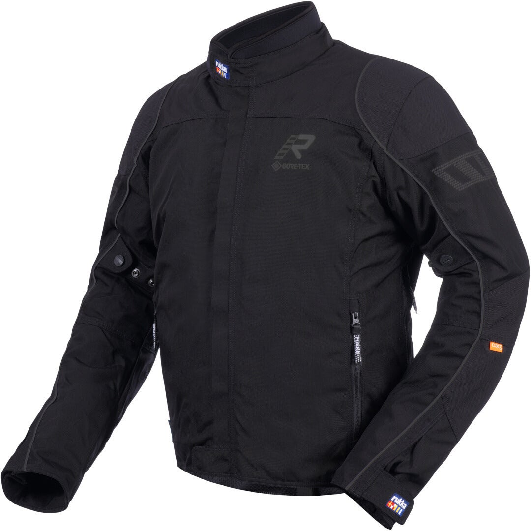 Rukka Trave-R Motorcykel tekstiljakke Sort/sort Short 60 Figur 1