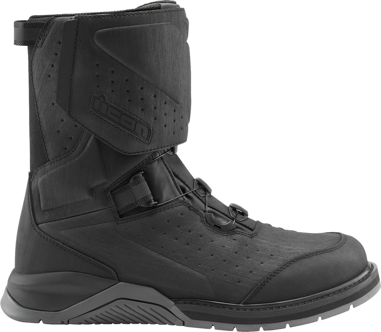 Icon Alcan WP bottes de moto imperméables noir 46 Figure 3
