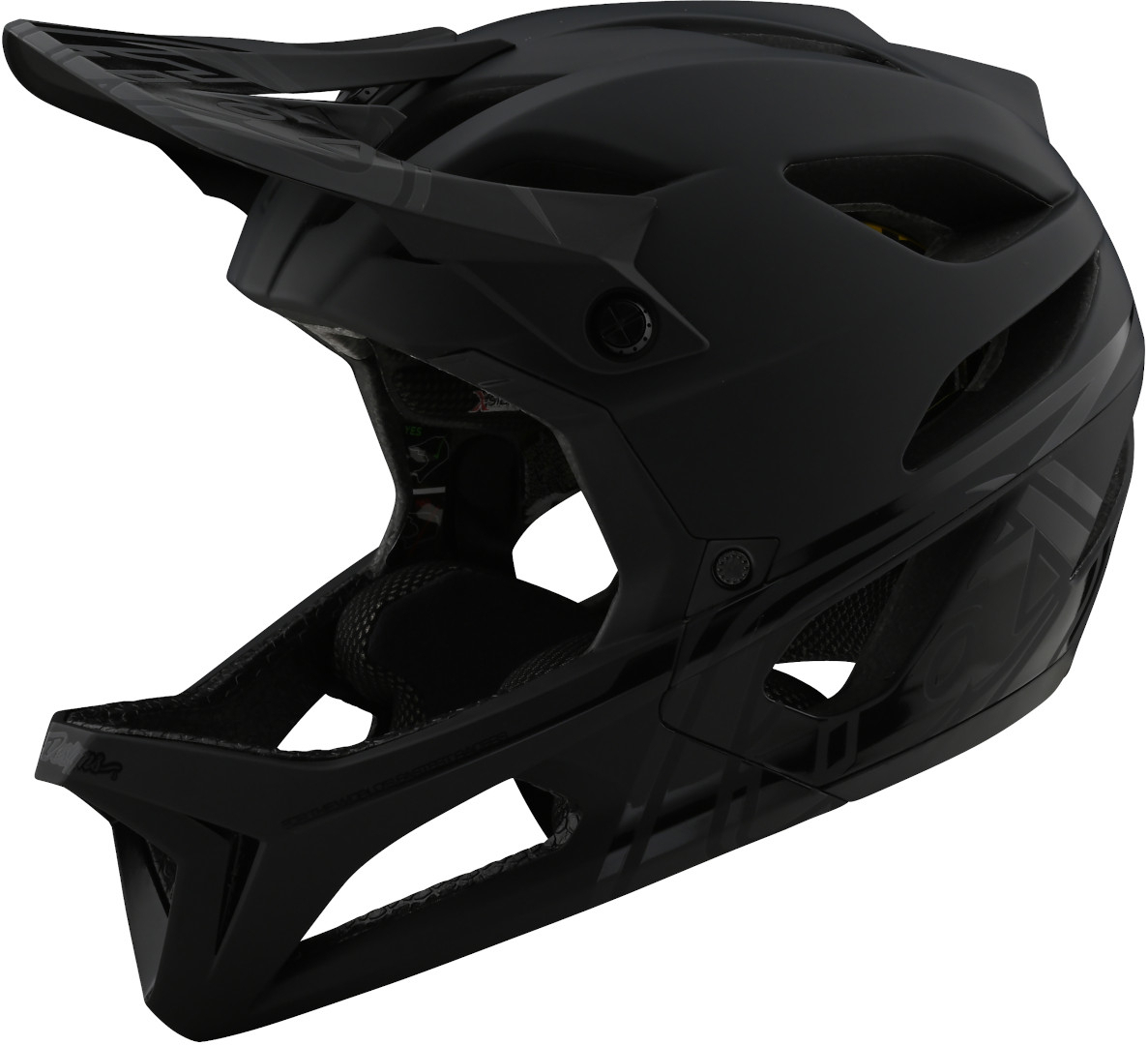 Troy Lee Designs Stage Stealth MIPS Casque Noir mat M/L Figure 1