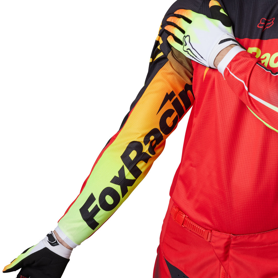 FOX 180 Statk Motocross trøje rød L Figur 2
