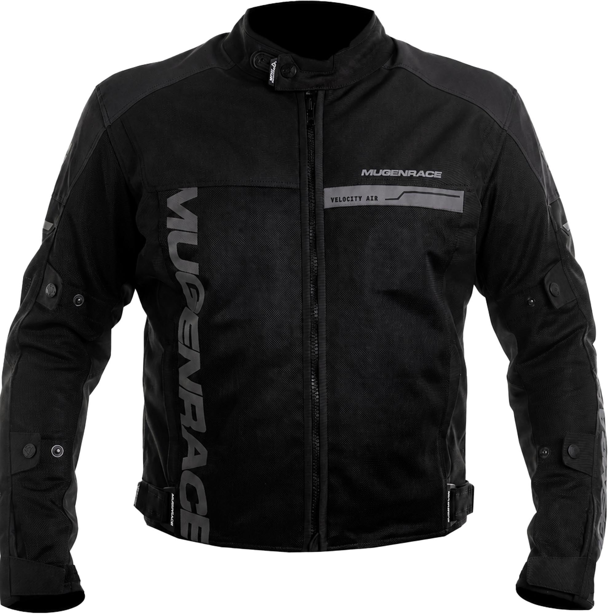 MUGENRACE Velocity Air Motorcycle Textile Jacket black 5XL Figure 1