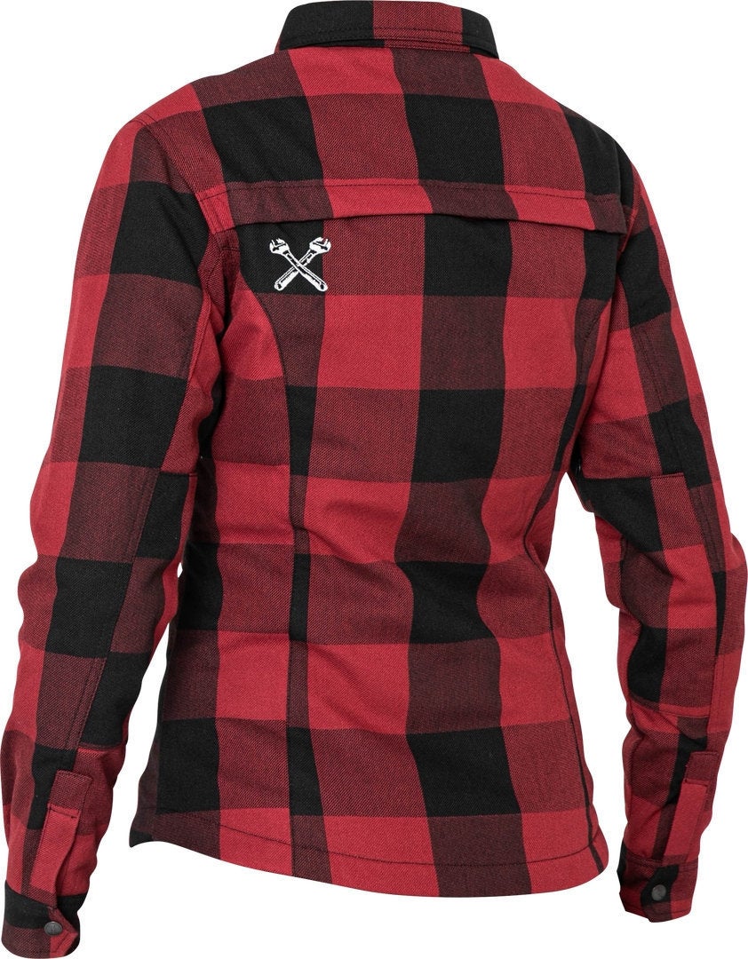 John Doe Motoshirt XTM Donna Moto Camicia nero/rosso 2XL Figura 5