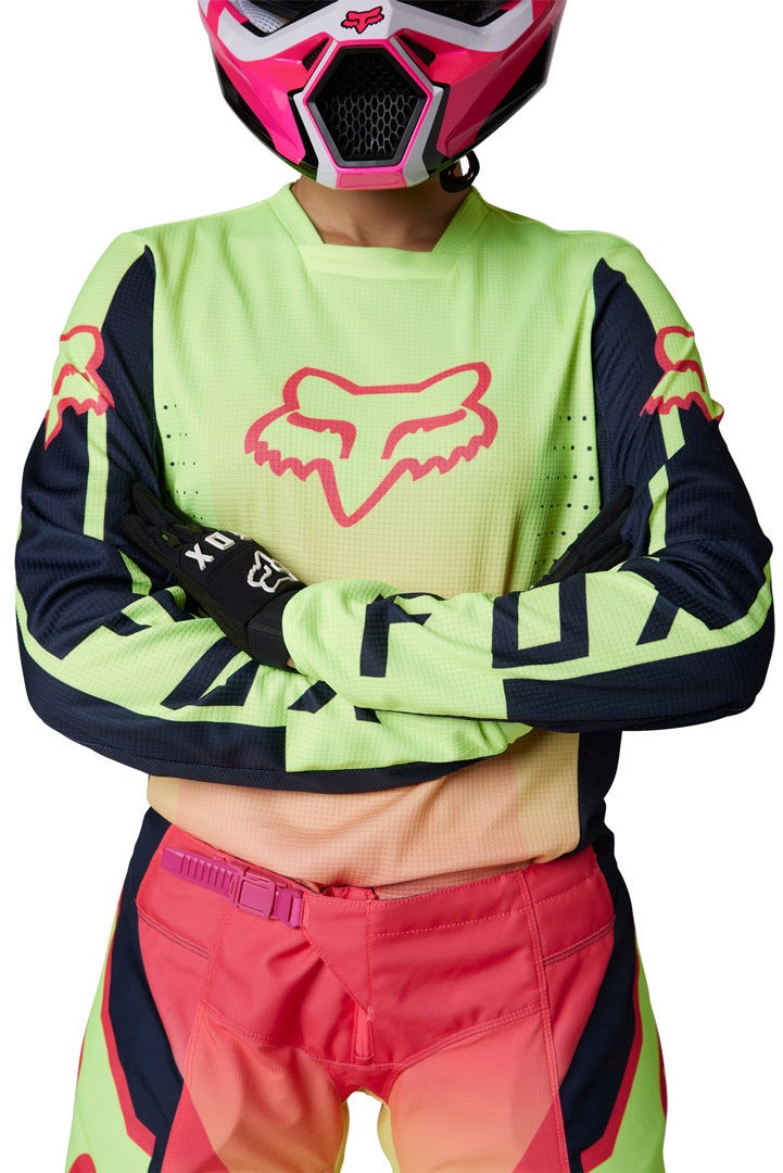 FOX 180 Leed Dames Motorcross Jersey roze L Figuur 6