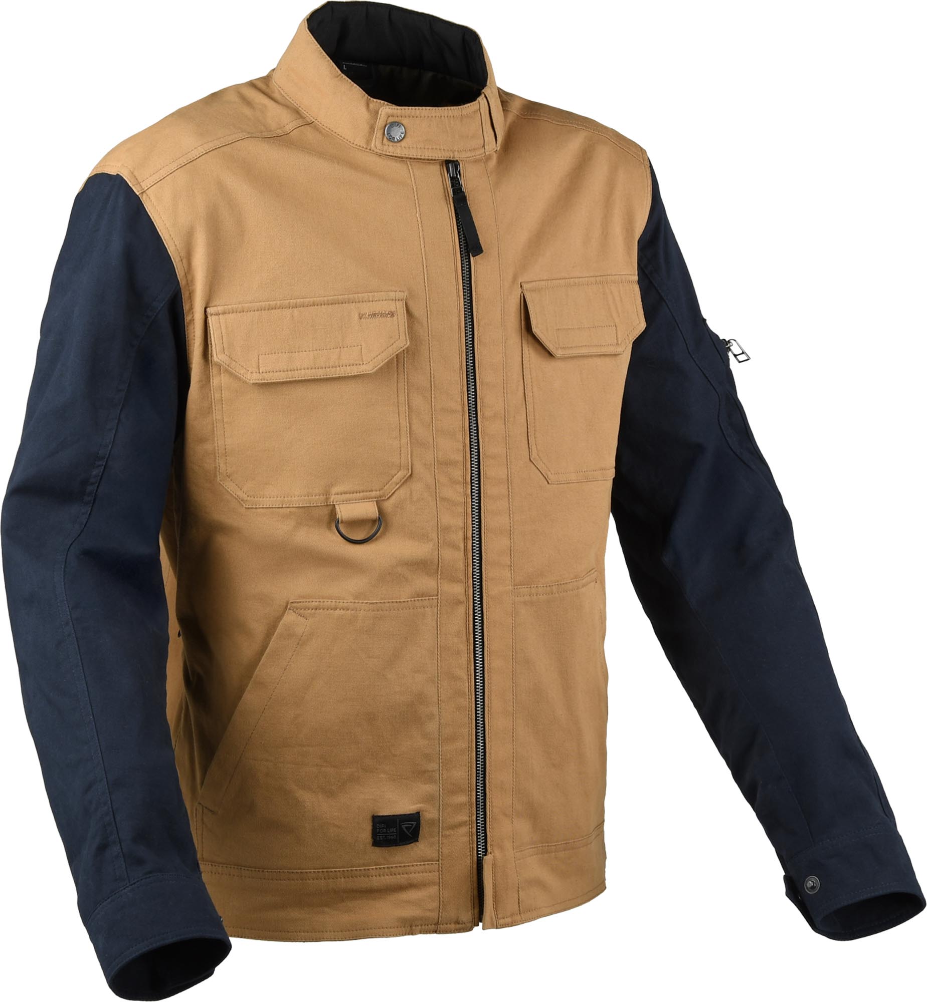 DIFI Hudson Workwear Motorcycle Textile Jacket brown L Figure 1