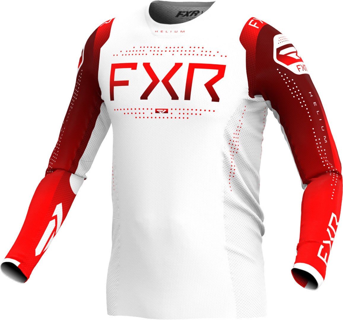 FXR Helium 2024 Motocross Jersey white/red S Figure 1