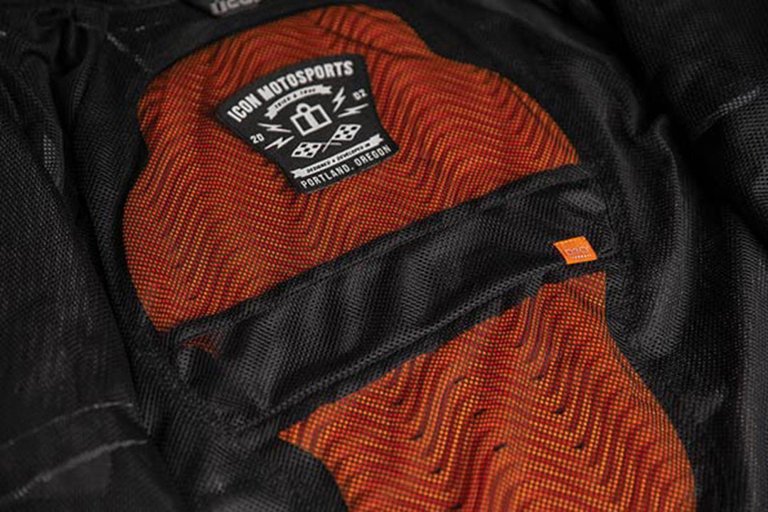 Icon Hooligan Ultrabolt Motorfiets textiel jas grijs/zwart/rood L Figuur 9