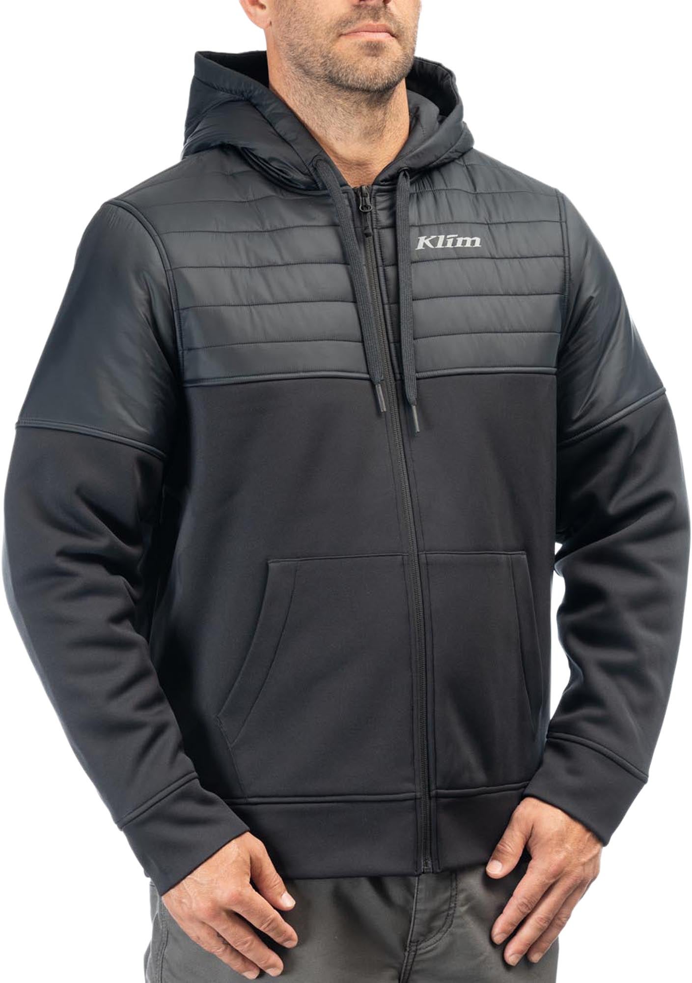 Klim Tamarack Sweat à capuche zippé noir M Figure 3
