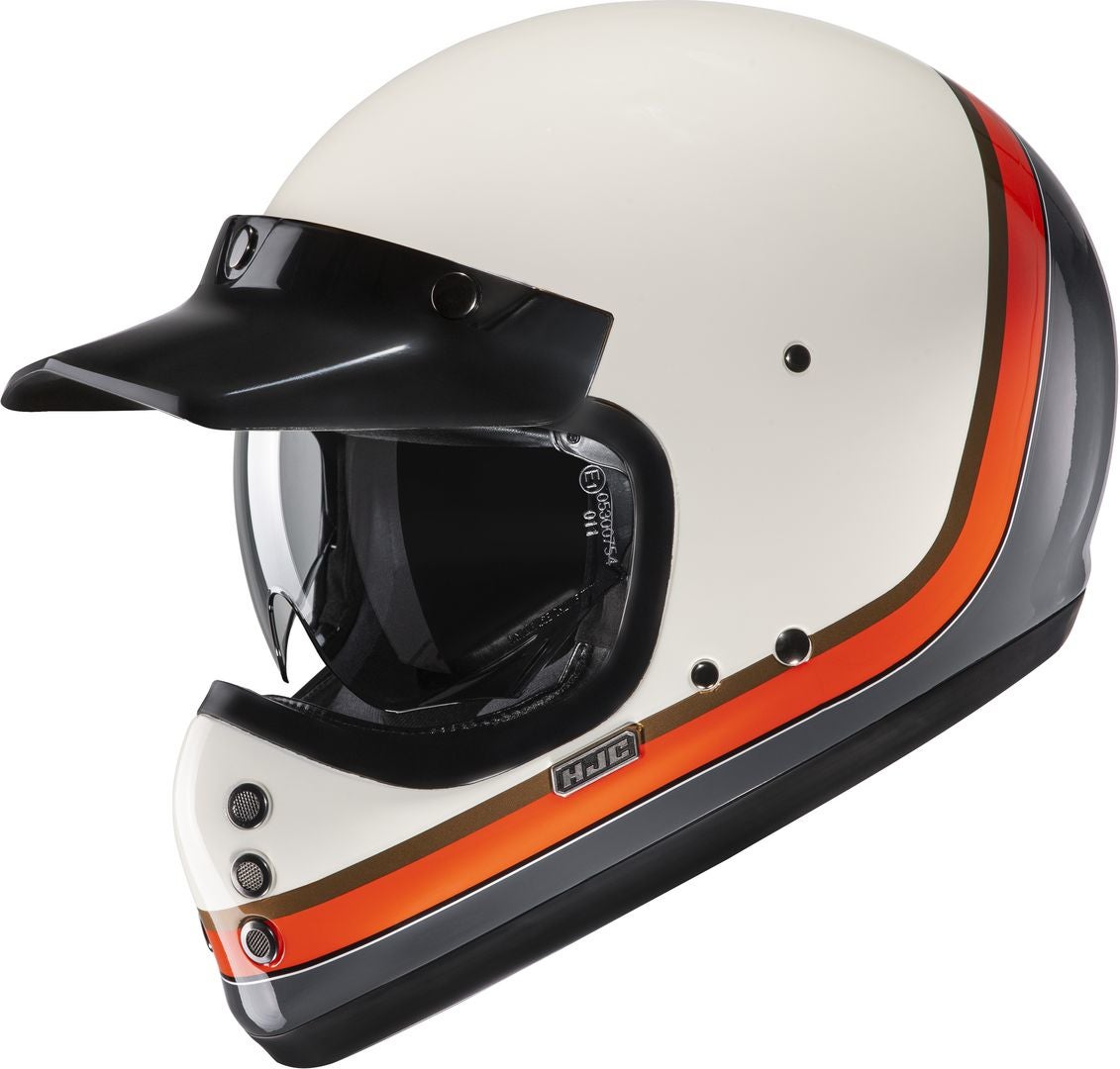 HJC V60 Scoby Helm weiß/orange S (55/56) Abbildung 1