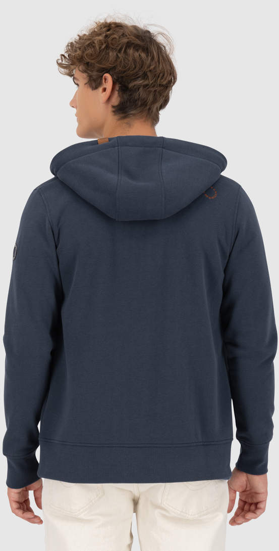 Alife And Kickin TrasherAK A Zip Hoodie Hanorac cu fermoar albastru închis 3XL Figura 4