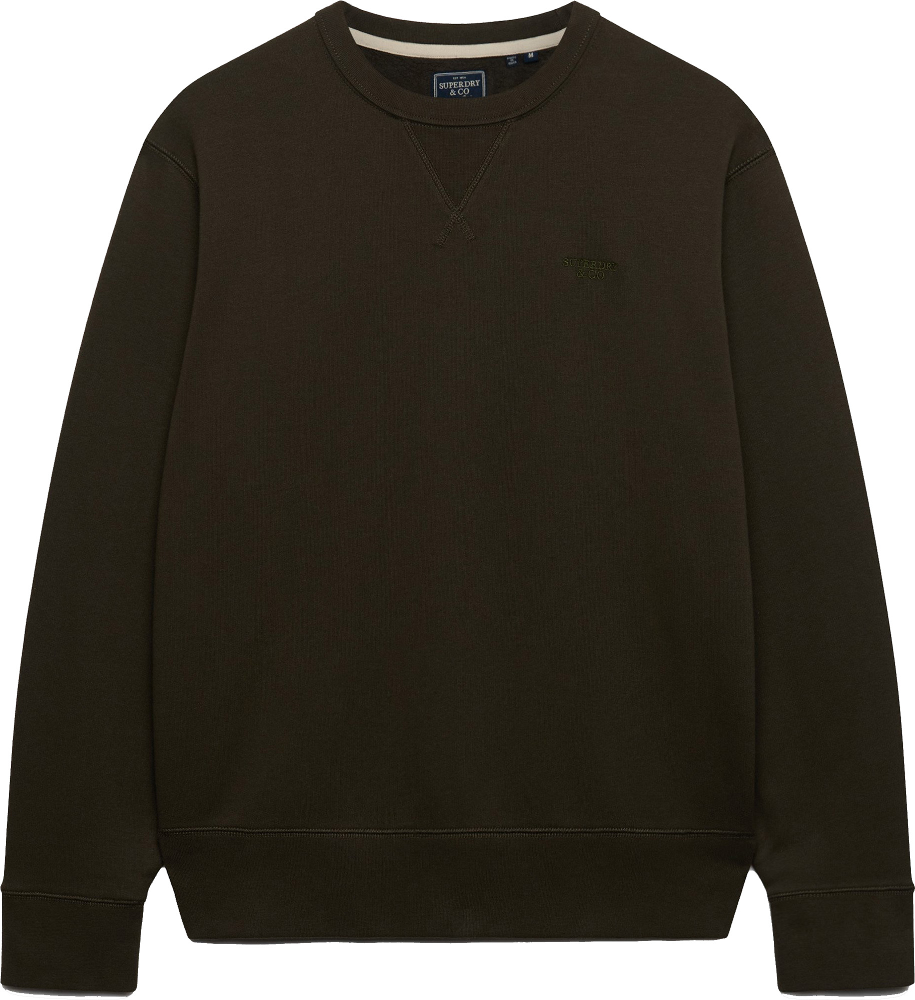 Superdry & Co Essential Stack Logo Hanorac verde/gri închis L Figura 1
