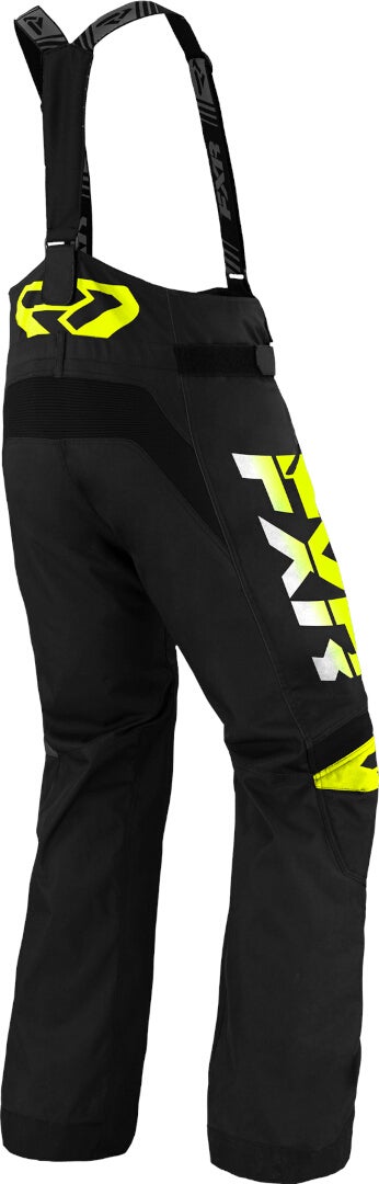 FXR RRX 2025 waterproof Snowmobile Bib Pants black/yellow L Figure 2