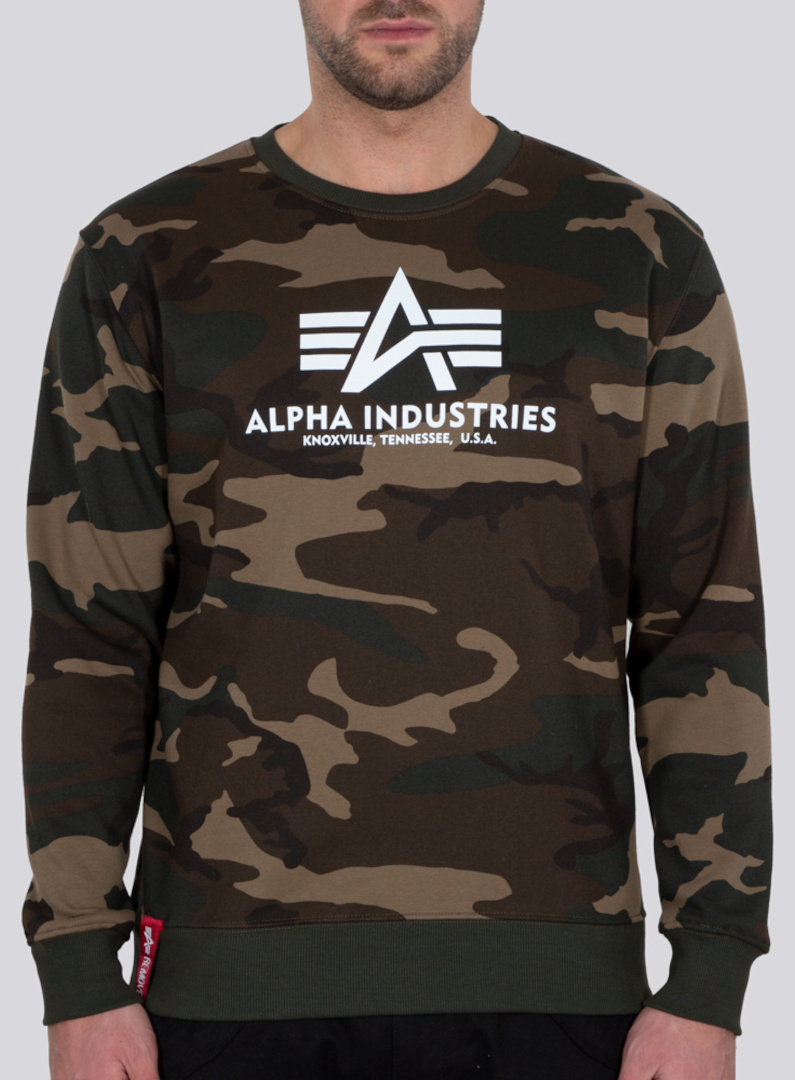 Alpha Industries Basic Camo トレーナー 迷彩 M 図1
