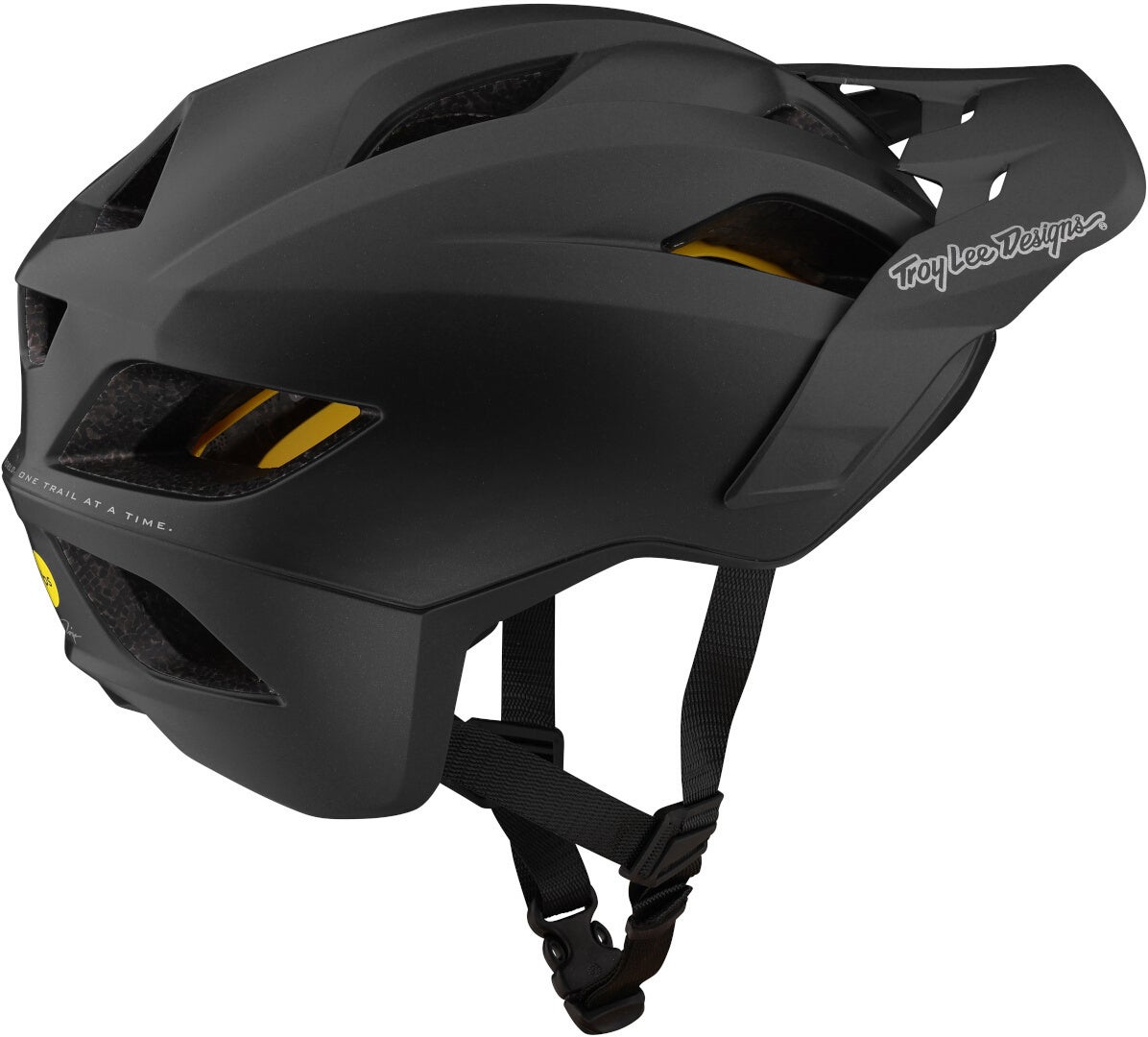 Troy Lee Designs Flowline MIPS Orbit Capacete de bicicleta da juventude preto 48-53 cm Figura 4