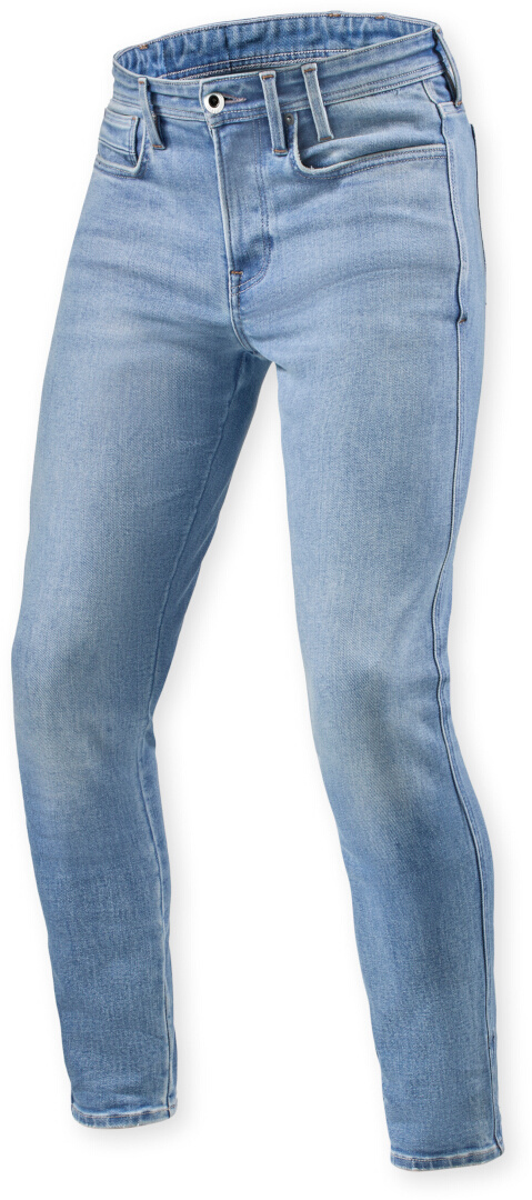 Revit Piston 3 Skinny Motorrad Jeans hellblau 34/32 Abbildung 1