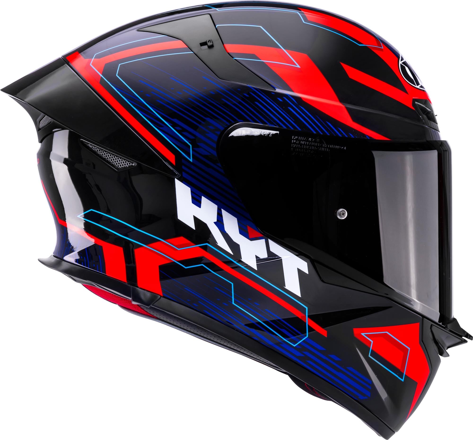 KYT TT-Revo Speeding Helmet black/red/blue L (59/60) Figure 6