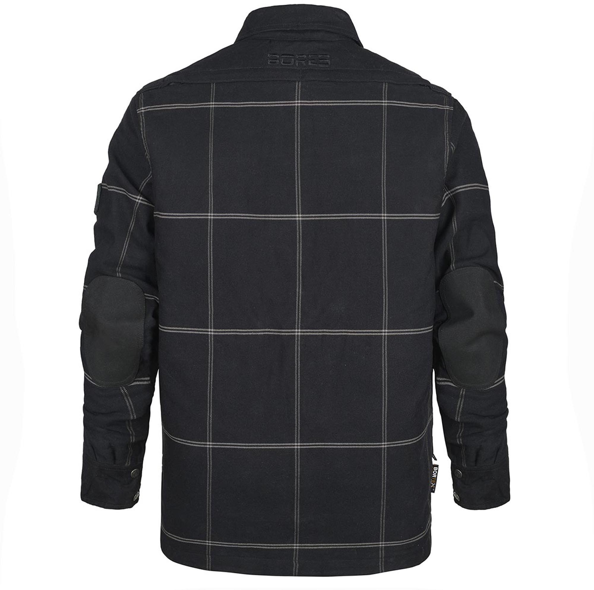 Bores Lumberjack Premium Plus Bortexx Moottoripyöräpaita AAA musta/harmaa S Kuva 3