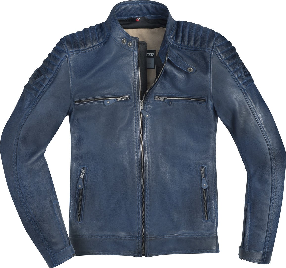 Bogotto Frisco Motorcycle Leather Jacket blue M Figure 3