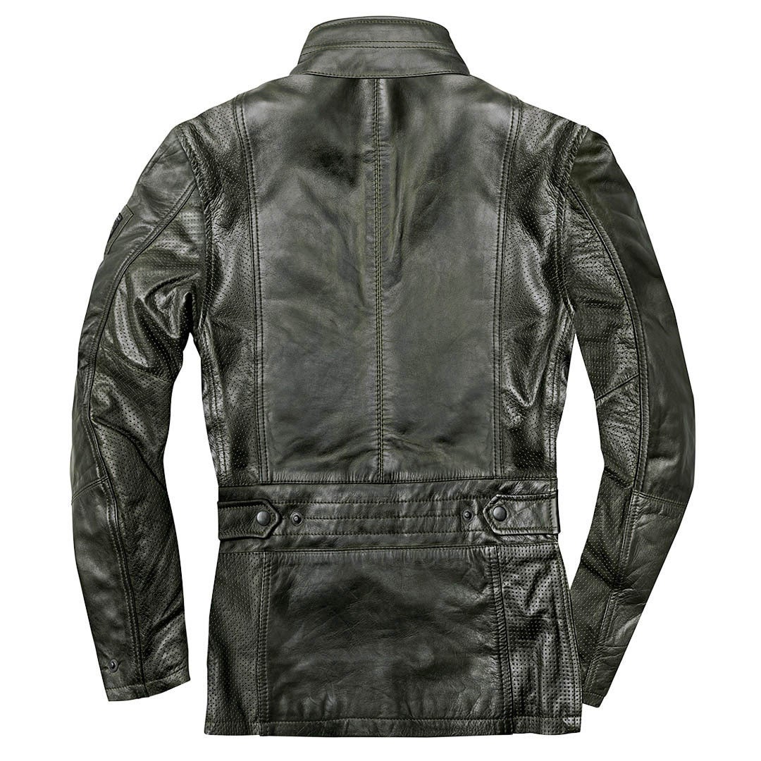 Black-Cafe London Manhattan Leather Jacket dark green 52 Figure 3