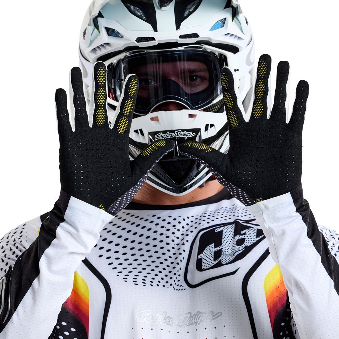 Troy Lee Designs Air Optic Motocross handsker sort/hvid/rød M Figur 5