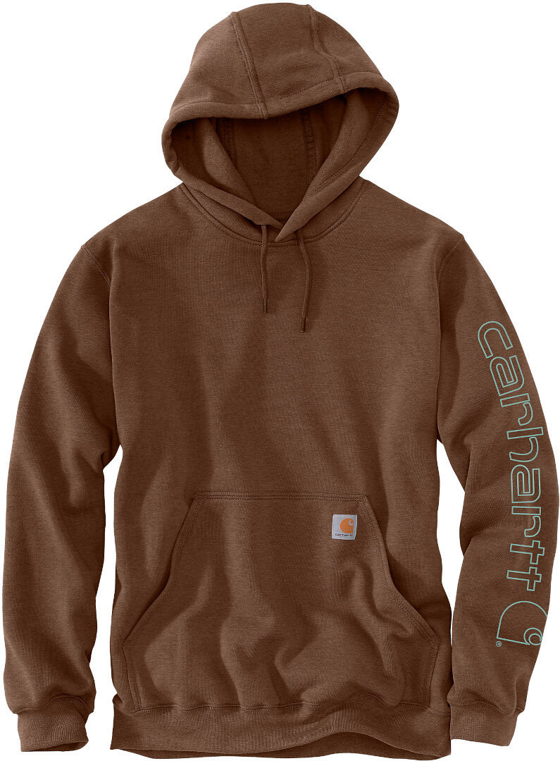 Carhartt Midweight Sleeve Logo Hanorac Maro/Verde XS Figura 1