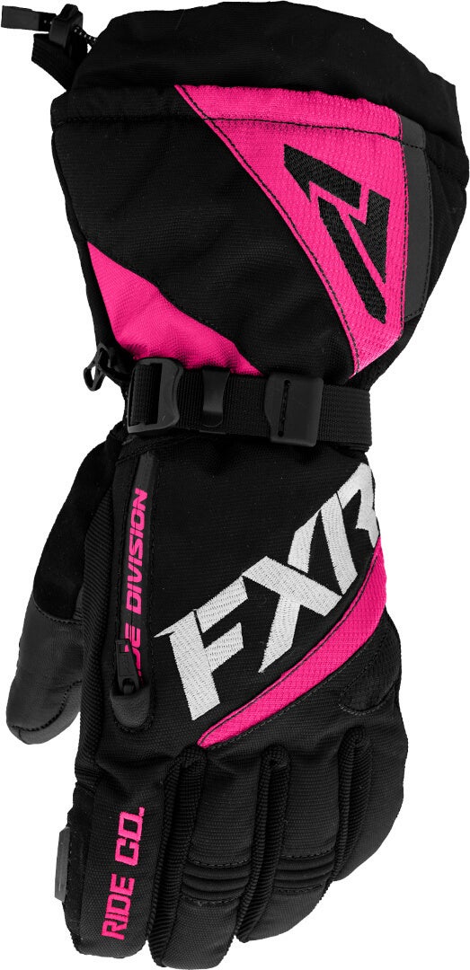 FXR Fusion Ladies Snescooter handsker sort/pink M Figur 1