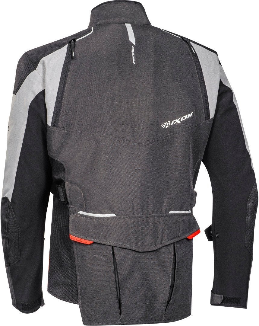 Ixon Balder Motorcycle Textile Jacket black/grey/red XXL Figure 2