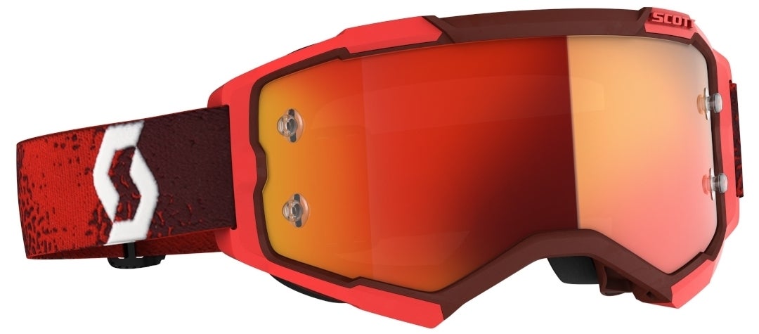 Scott Fury Chrome Motocross Goggles hvid/grå Figur 3