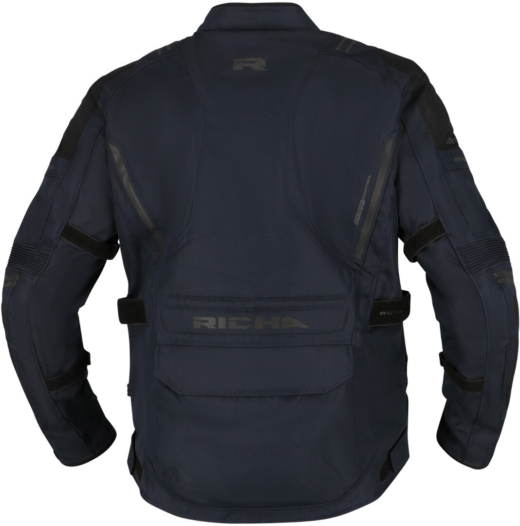 Richa Infinity 3 veste textile de moto imperméable bleu foncé/noir XXL Figure 3