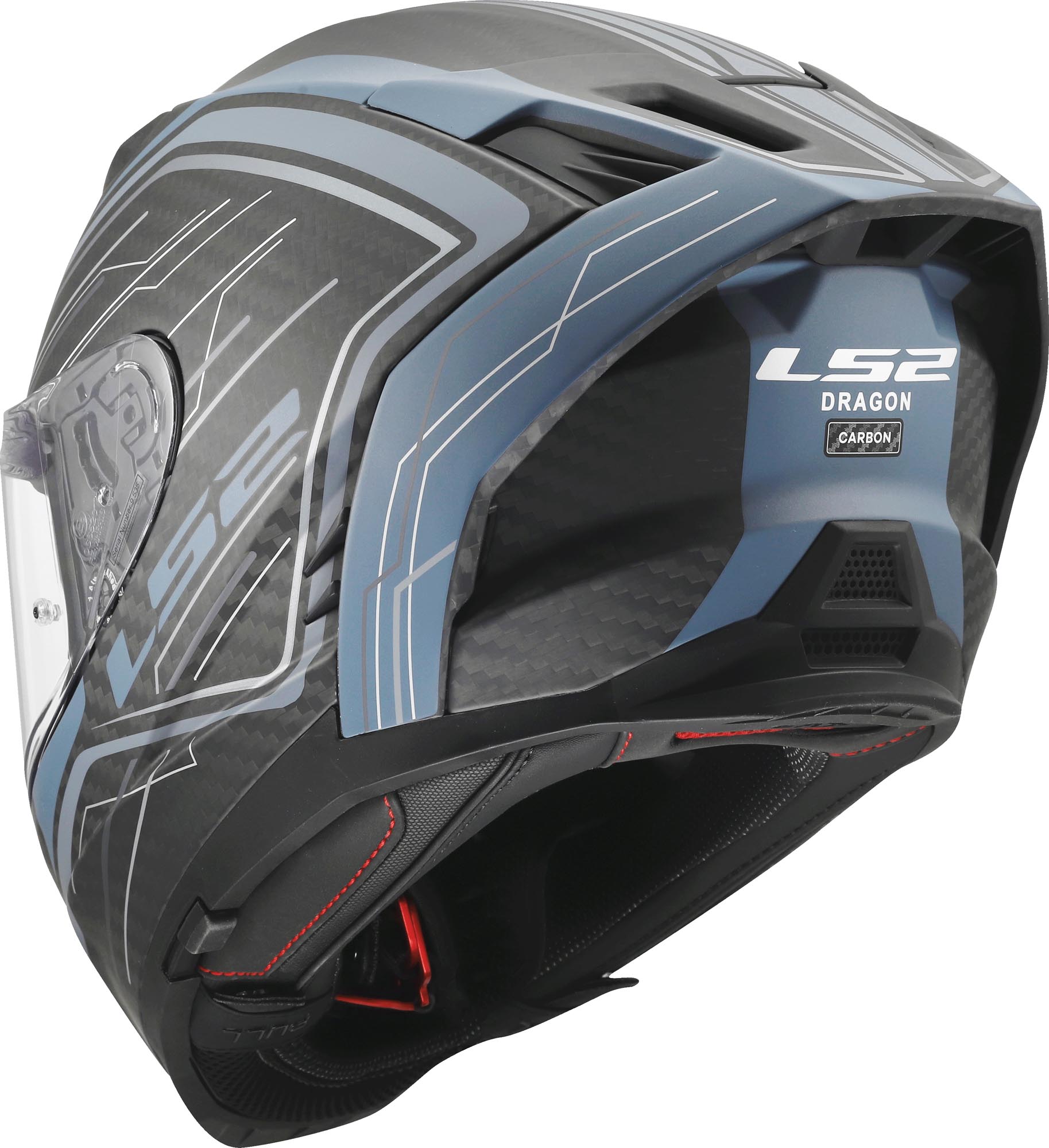 LS2 FF807 Dragon Subic Helm blau XXL (63/64) Abbildung 4