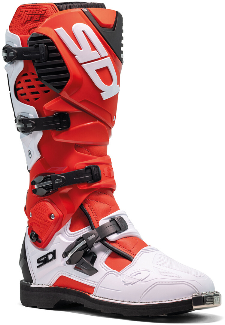 Sidi Crossfire 3 Motocross Boots white/red 44 Figure 1
