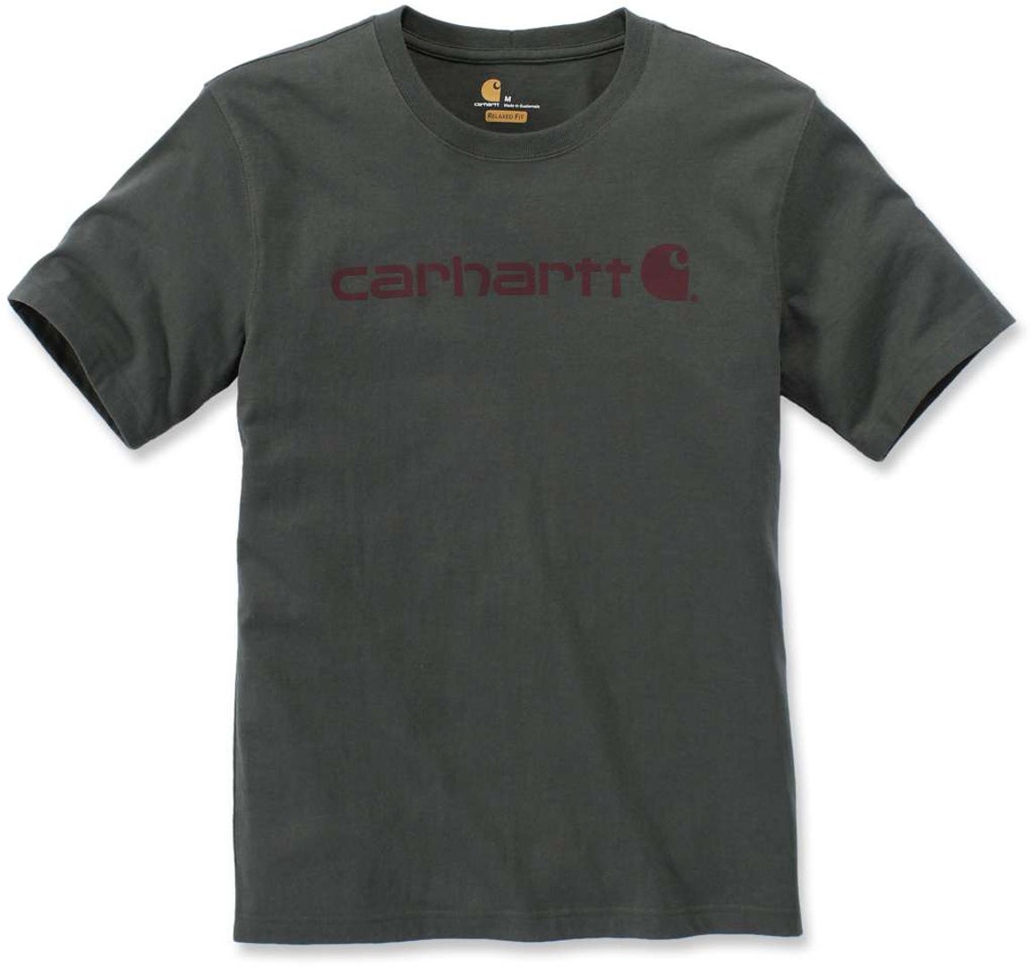 Carhartt EMEA Core Logo Workwear Short Sleeve Triko olive M Obrázek 1